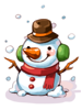 Costume Snowman Hat big