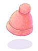 Costume Pink Wool Hat big