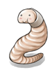 Plump Earthworm Charm big