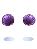 Costume Hair Buns (Purple) big ragnarok online