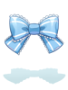 Costume Blue Frill Ribbon big