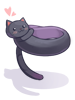Costume Warm Black Cat Muffler big ragnarok online