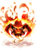 Costume Fire Giant Red big ragnarok online