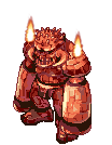 Fire Golem animation